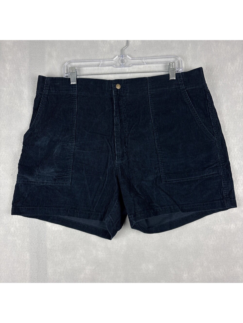 Vintage Towncraft Corduroy Shorts Men’s 38 Navy Blue 4.5" Inseam Beach Cords